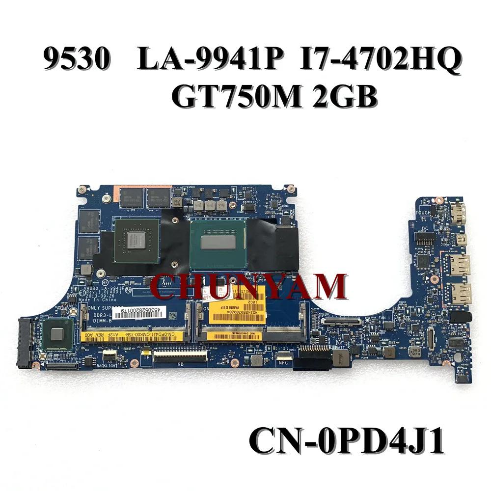 Dell XPS 15 9530 Ʈ  CN-0PD4J1 PD4J1 κ VAUB0 LA-9941P i7-4702HQ GT750M 2GB